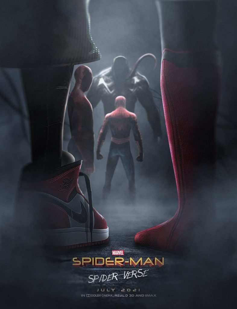 Постер «Человека-паука« объединяет все вселенные
